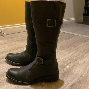 COPY - Black Leather boot, size 39